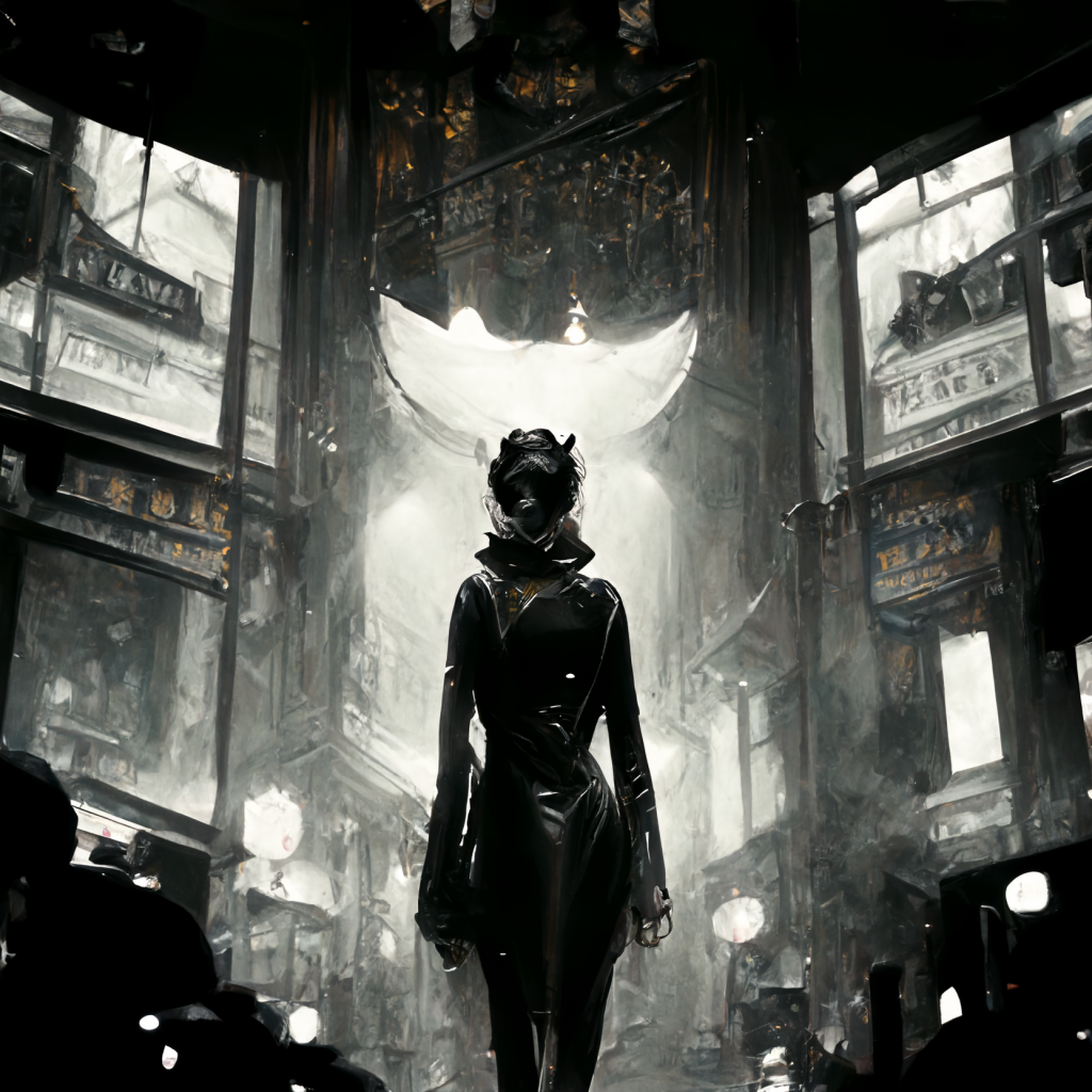 Catwoman by creohn generated via Midjourney